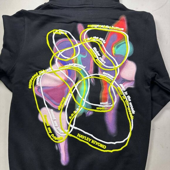 Official Hayley Kiyoko Tour Merch Panorama Black Hoodie Size Small Rare NEW - Picture 2 of 3
